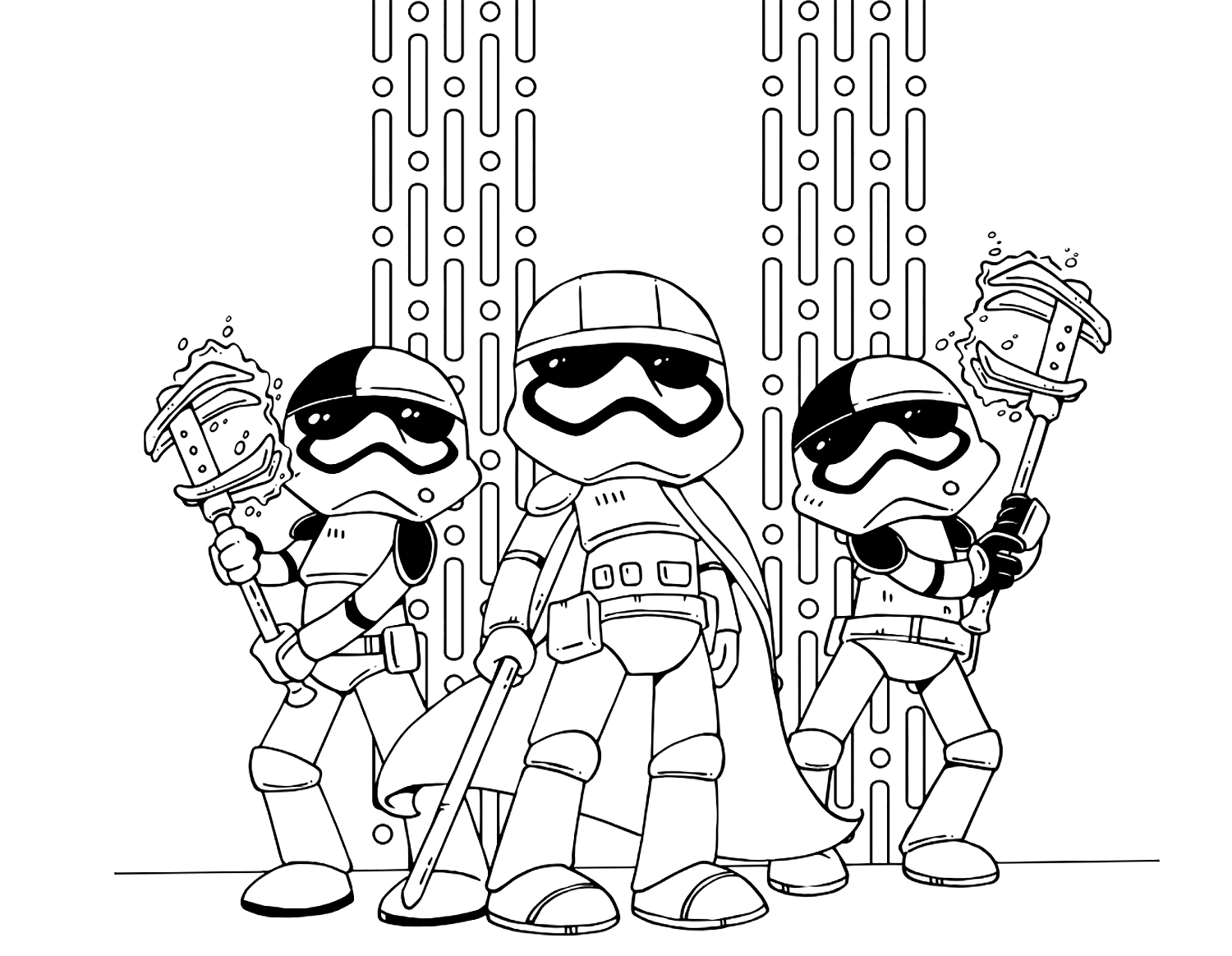 1500x1164 Star Wars The Last Jedi Cute Coloring Pages