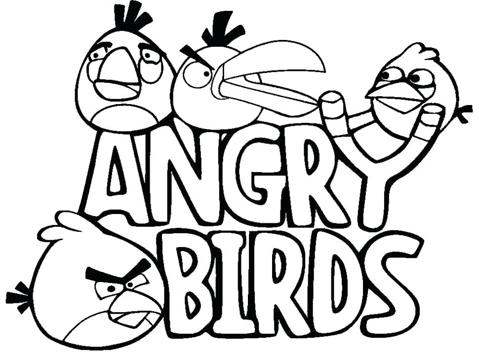 970x728 Angry Birds Coloring Pages Free Angry Birds Color Pages Coloring