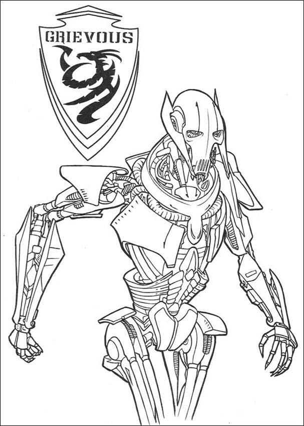 607x850 Star Wars Cartoon Coloring Pages