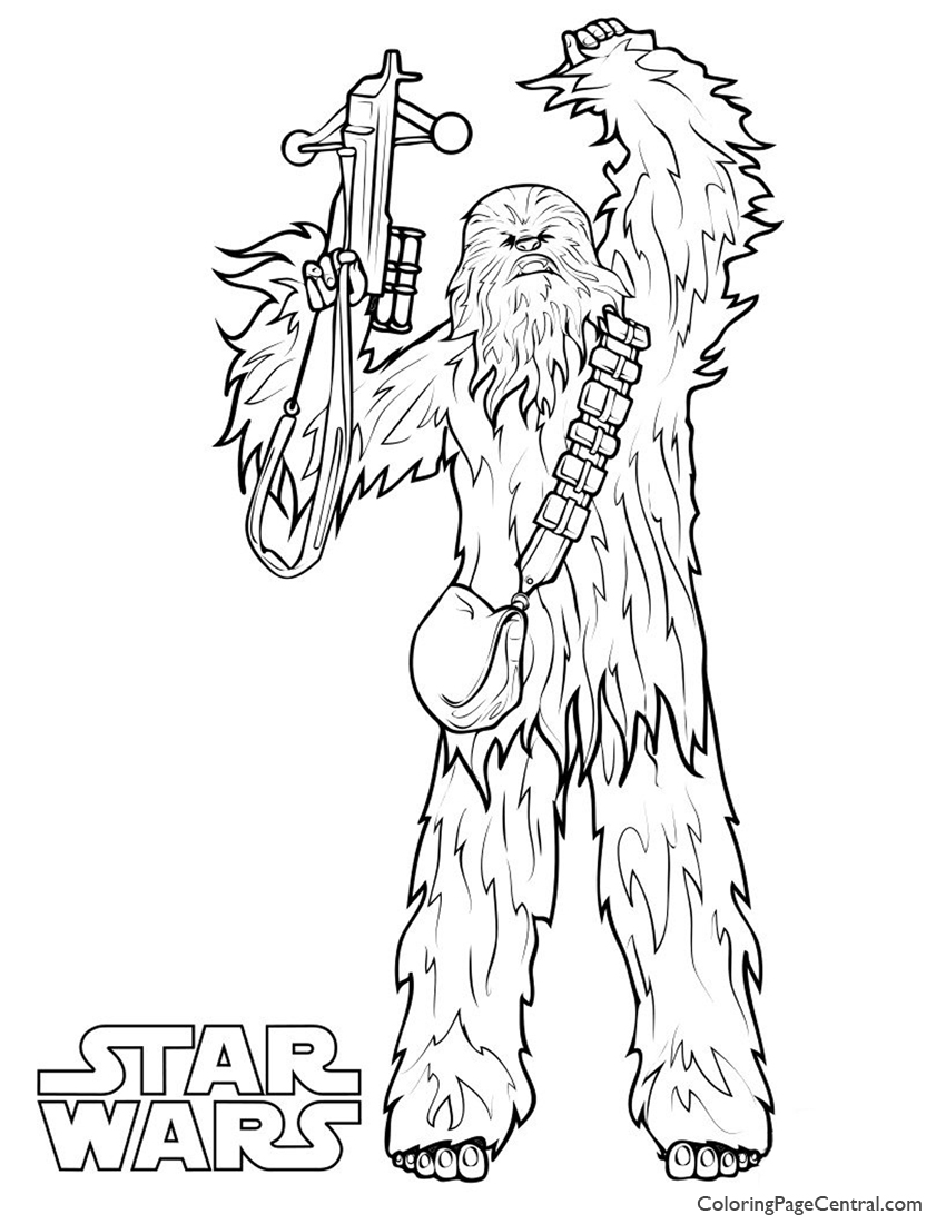 850x1100 Cartoon Yoda Star Wars Coloring Pages Chewbacca