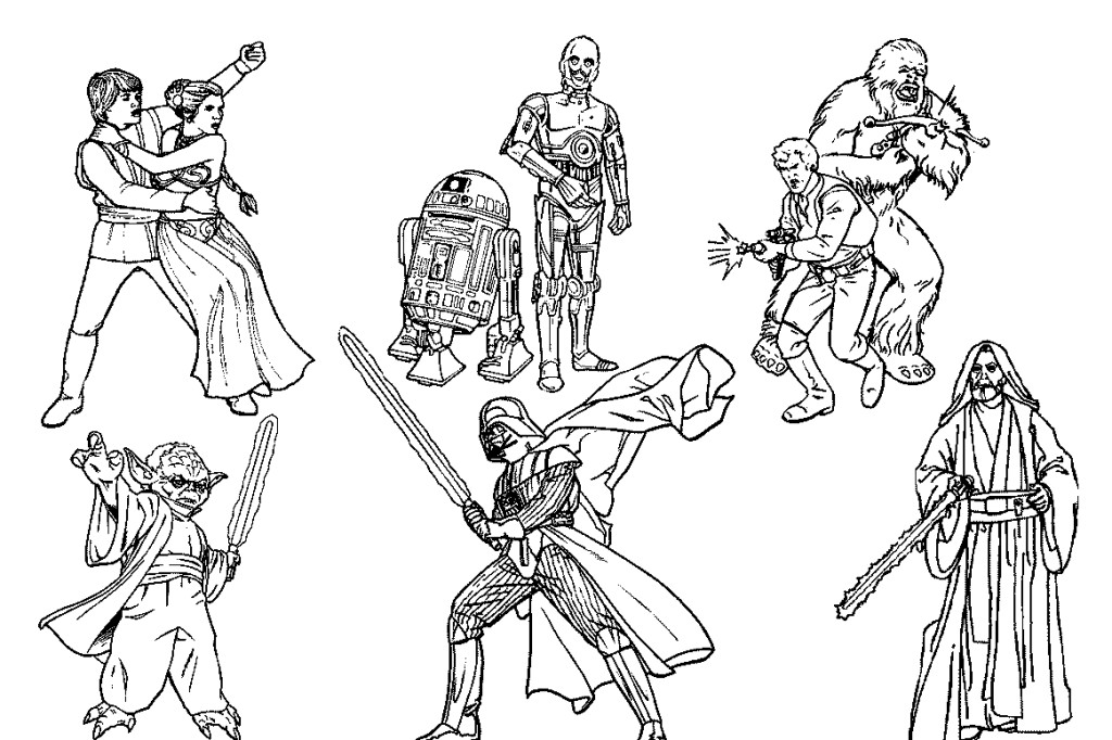 1024x682 Homey Idea Star Wars Printable Coloring Pages Hellokids Com