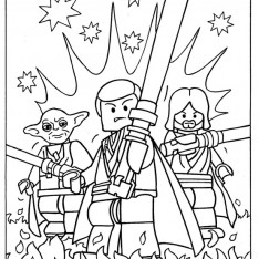 234x234 Star Wars Christmas Coloring Pages