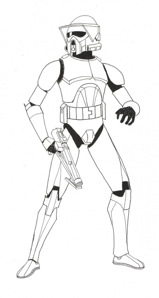 555x1040 Star Spectacular Star Wars Clone Trooper Coloring Pages