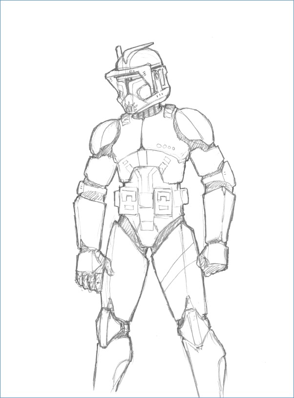 602x815 Star Wars Coloring Pages Captain Rex