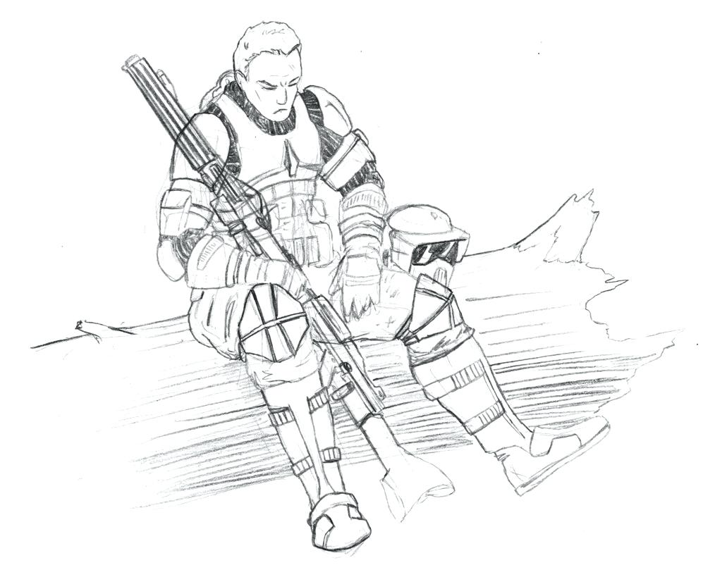 997x802 Coloring Page Clone Trooper Coloring Pages More Like Pilot Lego