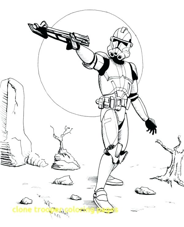 600x737 Clone Trooper Coloring Pages Clone Trooper Coloring Pages