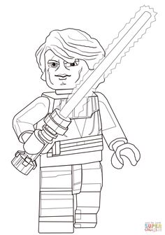 236x336 Star Wars Coloring Pages Anakin Skywalker