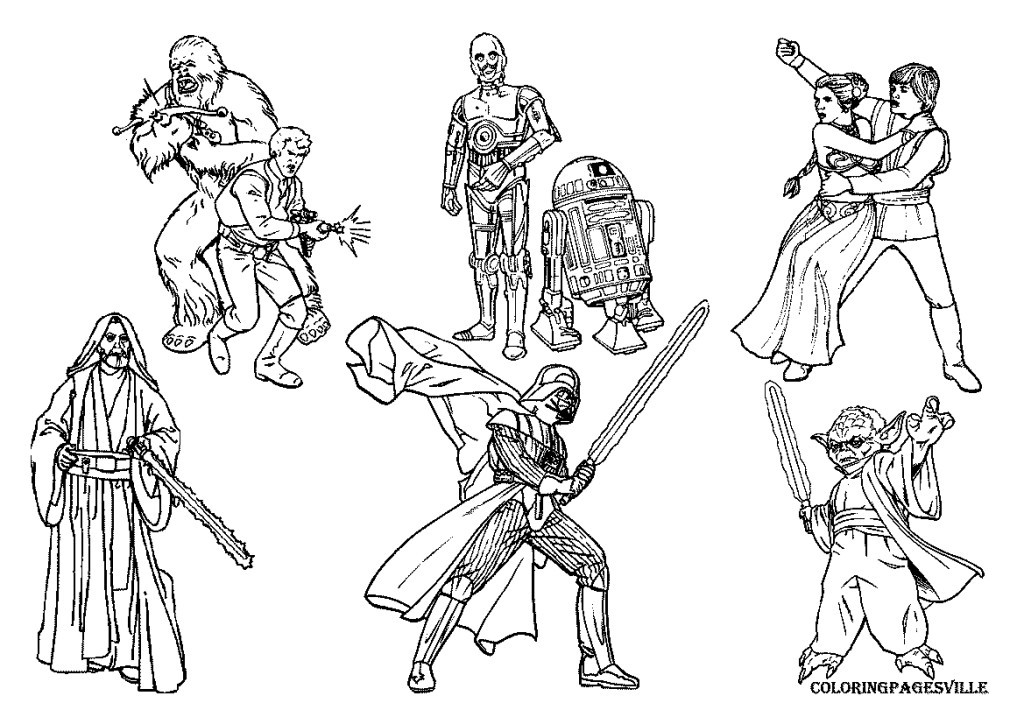 1024x724 Star Wars Coloring Pages Are Featuring Anakin Skywalker Darth
