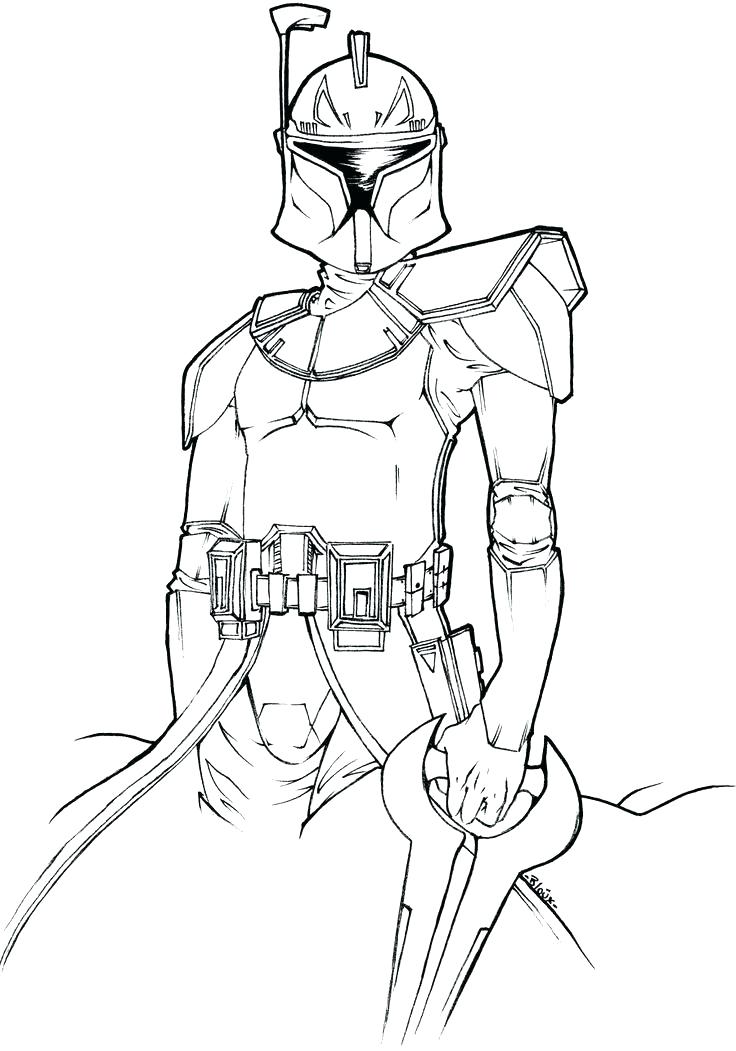 736x1051 Star Wars Clone Wars Coloring Pages Star Wars Clone Trooper