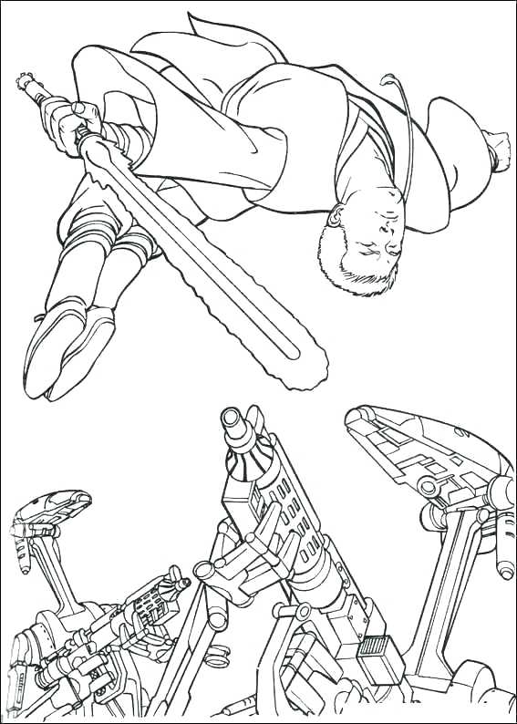 567x794 Darth Maul Coloring Pages