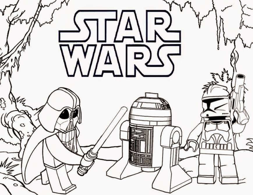 869x672 Free Printable Star Wars Coloring Pages