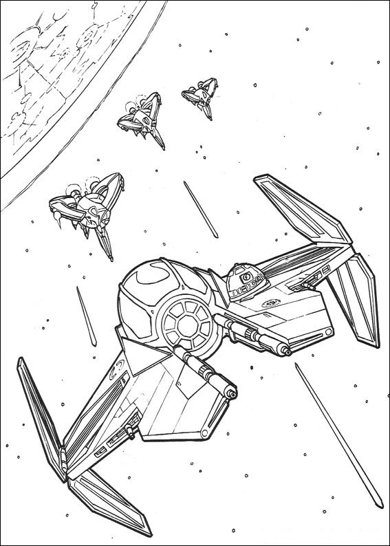 567x794 Star Wars Coloring Pages