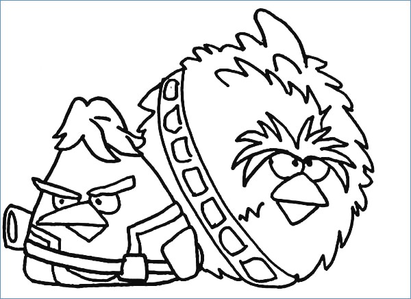 600x436 Star Wars Coloring Pages Chewbacca