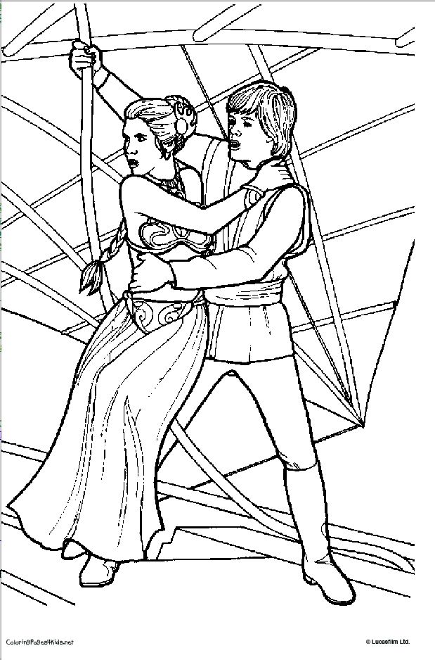 619x938 Star Wars Coloring Pages Princess Leia Coloring Pages