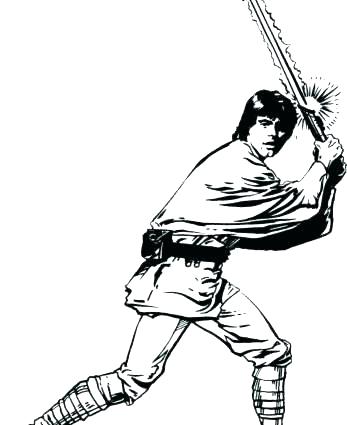 347x425 Luke Skywalker Coloring Page Star Wars Coloring Pages Coloring