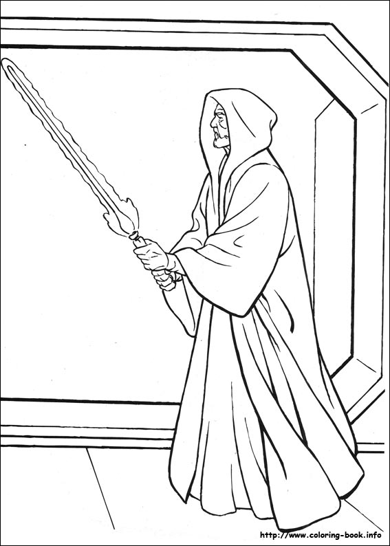 567x794 Star Wars Coloring Picture