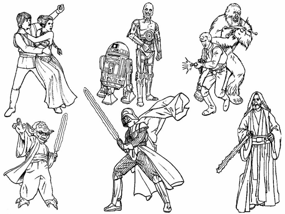 921x690 Star Wars Coloring Book Pdf