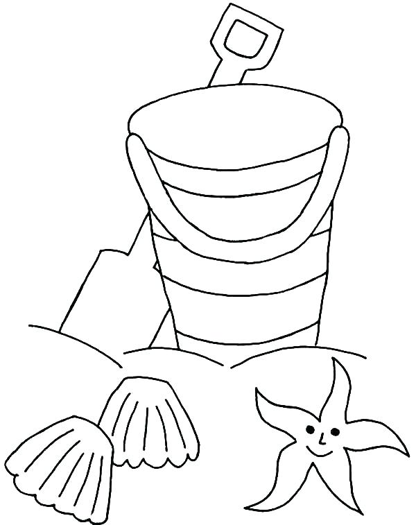 600x757 Star Coloring Pages Printable Sea Star Coloring Page Beach Bucket