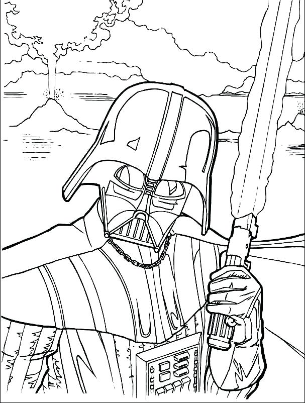 607x802 Coloring Page Star Wars Star Wars Battle Droids Coloring Page Star