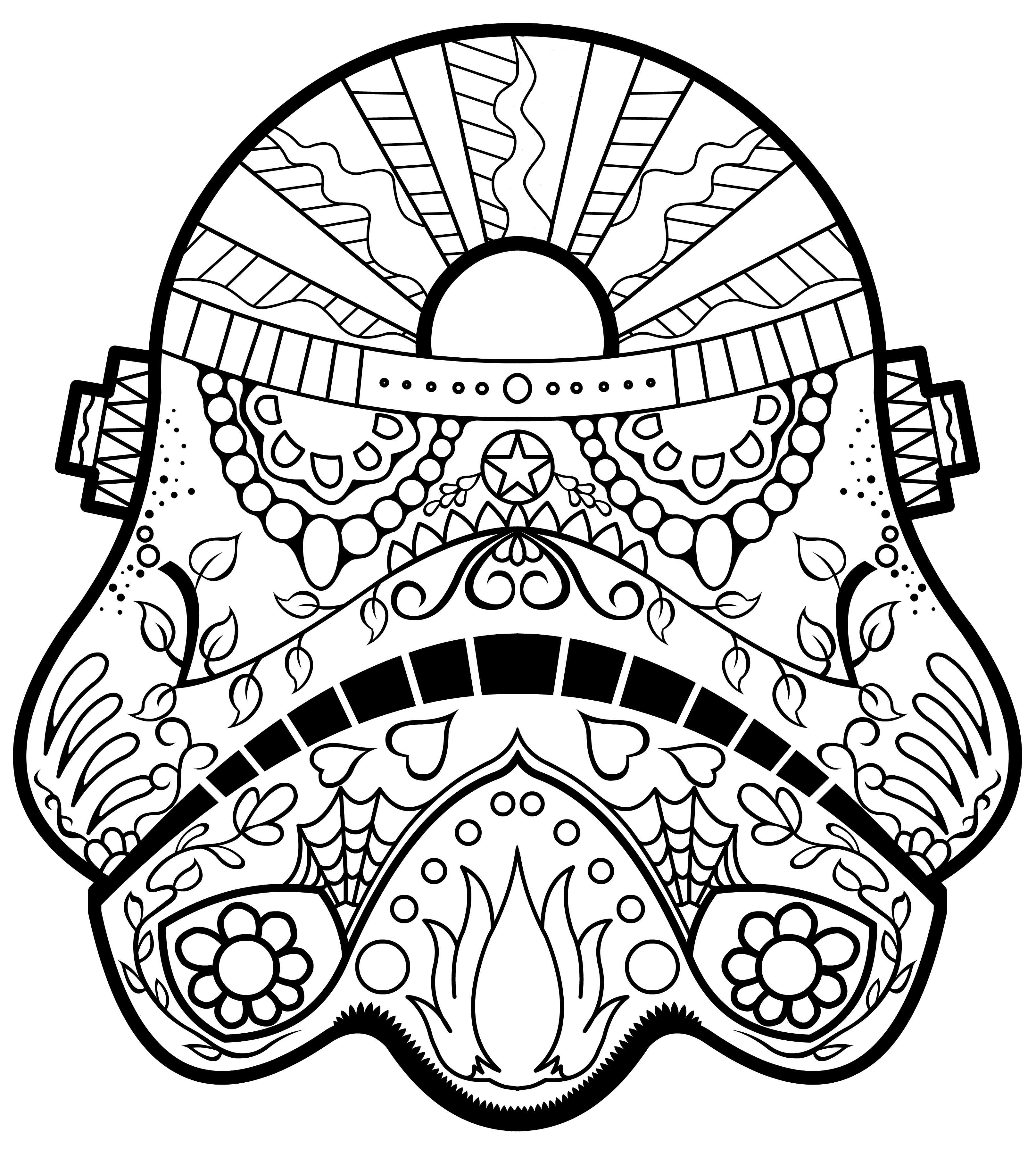 3233x3585 Day Of The Dead Coloring Page Halloween Pages New Snug Is Now