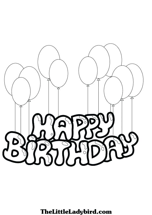 618x874 Coloring Page Birthday Card Birthday Card Coloring Page Coloring