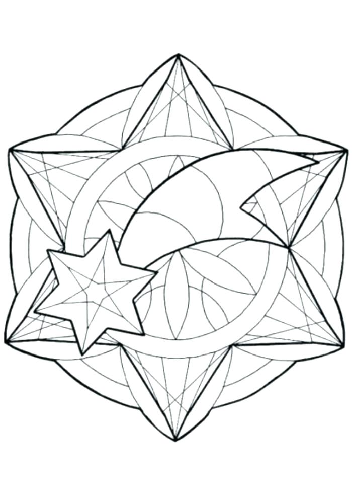 700x987 Star Coloring Pages Star Coloring Page Mandala To Coloring Page