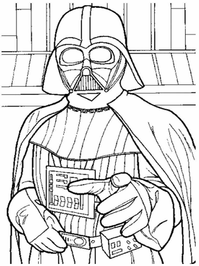 768x1024 Star Wars Printable Coloring Pages