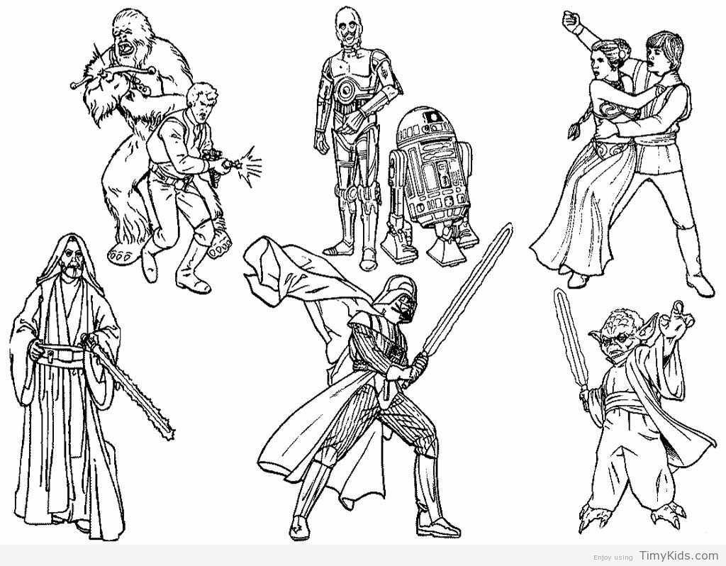 1024x798 Star Wars Printable Coloring Pages Timykids