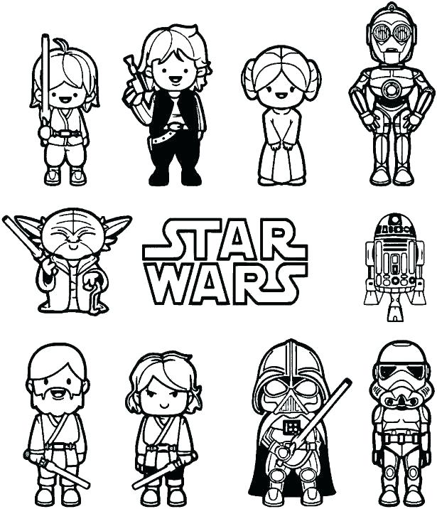 615x716 Star Wars Coloring Sheets Printable Free Star Wars Coloring Pages