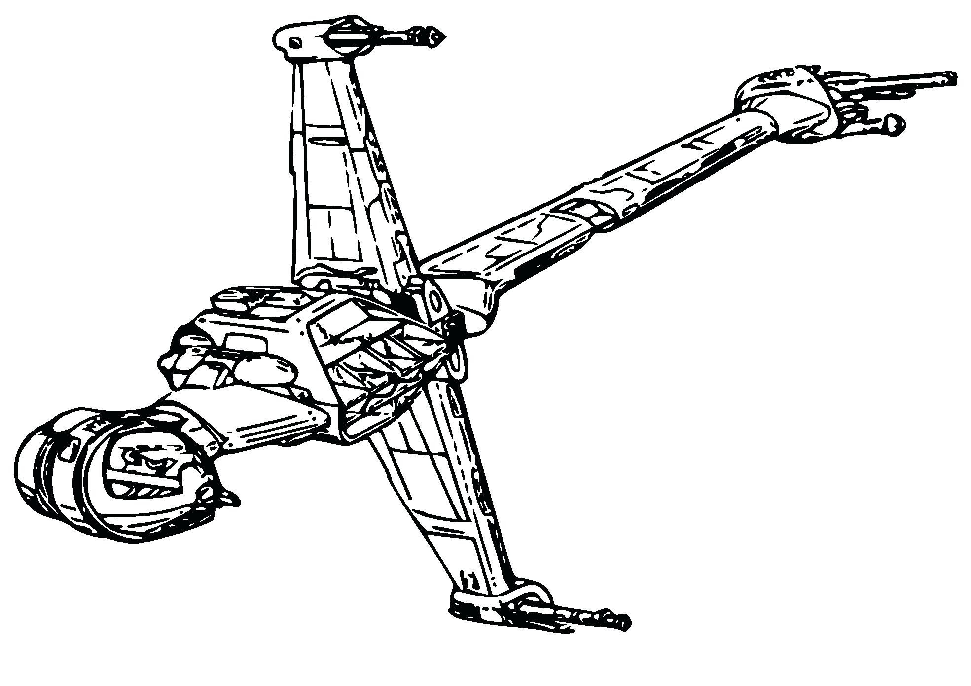 1969x1391 Lovely Star Wars Starfighter Coloring Pages