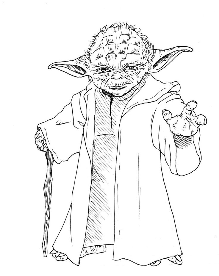 736x928 Yoda Coloring Page Star Wars Coloring Pages Yoda Many Interesting