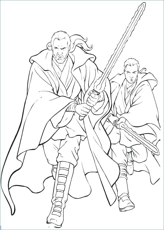 567x794 Yoda Coloring Page