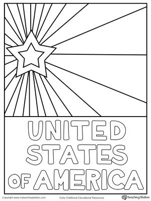 300x400 Usa Starburst Coloring Page American Independence, Child