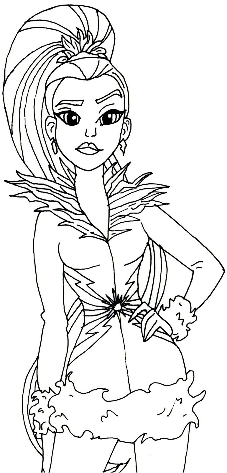 770x1600 Starfire Coloring Page Acpra