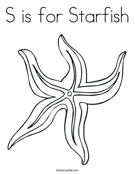 468x605 Star Fish Coloring Page Starfish Coloring Page Free Printable