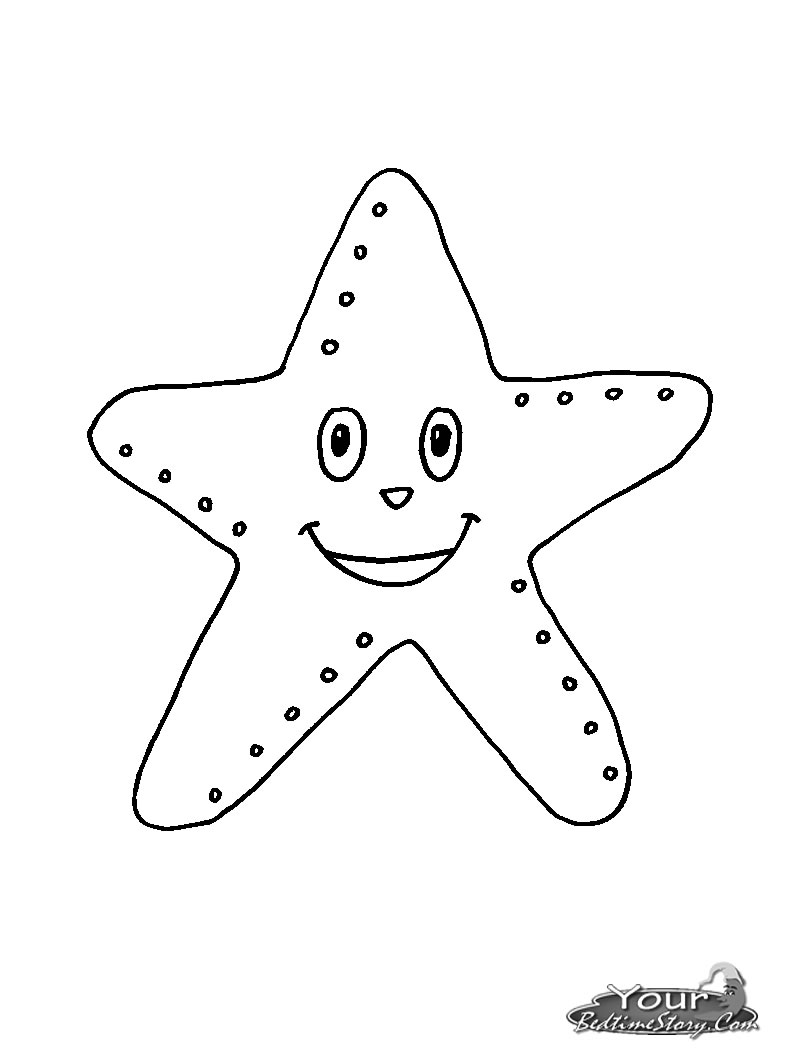 794x1054 Starfish Coloring Page Newyork