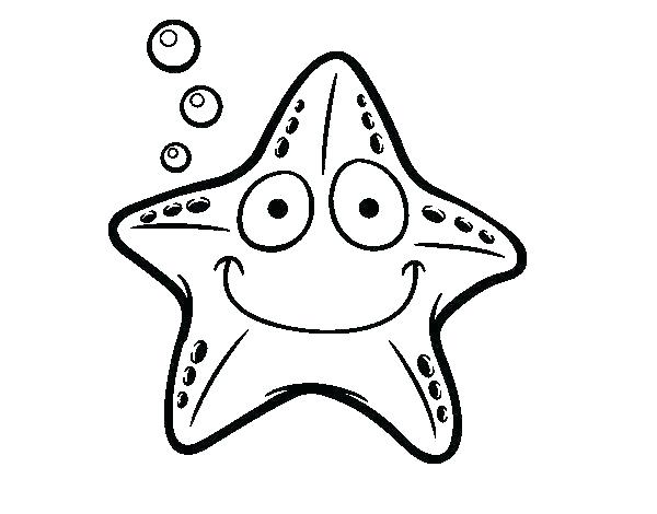 600x470 Coloring Pages Starfish Free Printable Starfish Coloring Pages