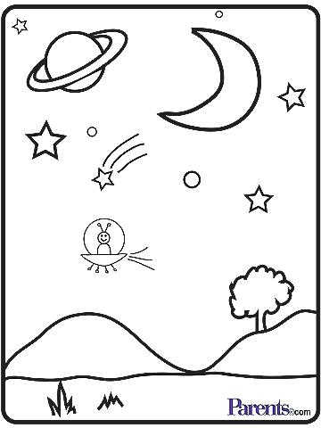 360x480 Starry Night Coloring Page Famous Paintings Pages Create Your Own
