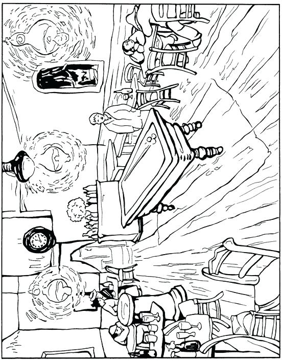 554x706 Van Gogh Sunflowers Coloring Page Van Coloring Pages Vincent Van