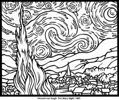 235x197 Click To See Printable Version Of Starry Night