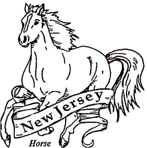 477x480 New Jersey State Bird Coloring Page
