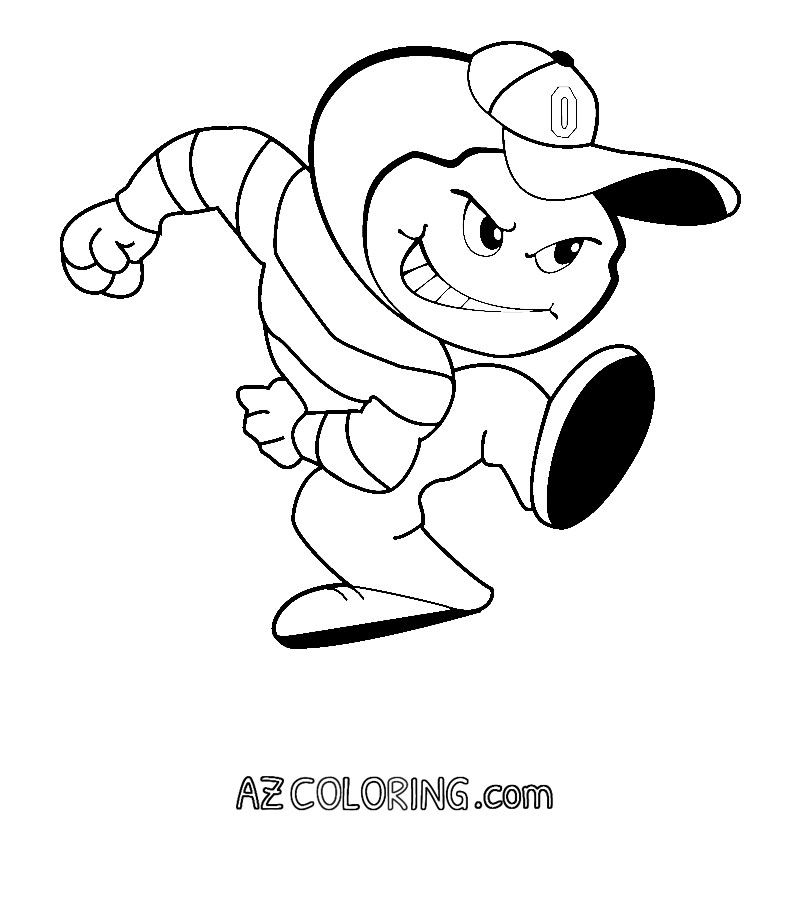 800x900 Ohio State Coloring Pages