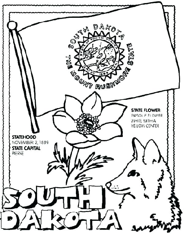 601x762 Arkansas Coloring Pages State Bird And Flower Coloring Pages