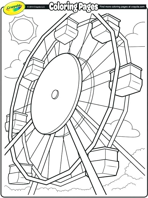 571x762 Fair Coloring Pages Carousel Horse Coloring Page For Fair Coloring