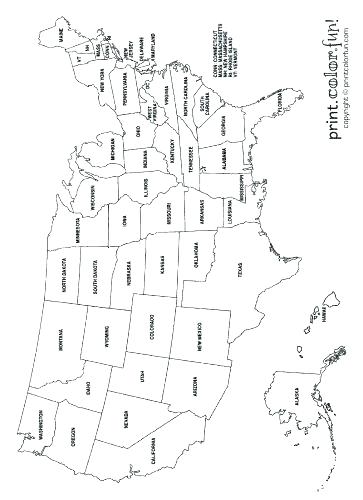 363x500 State Coloring Pages State Coloring Pages Map United States Free