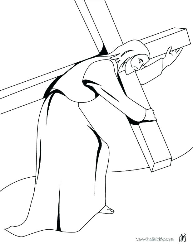 618x799 Stations The Cross Coloring Pages Stations The Cross Coloring