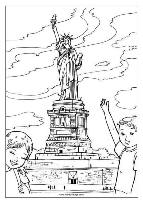 460x650 Statue Of Liberty Coloring Page The Statue Of Liberty