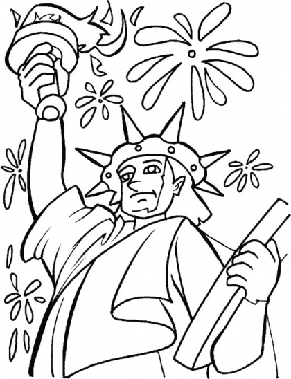 420x548 Statue Of Liberty Coloring Page Download Free Statue Of Liberty