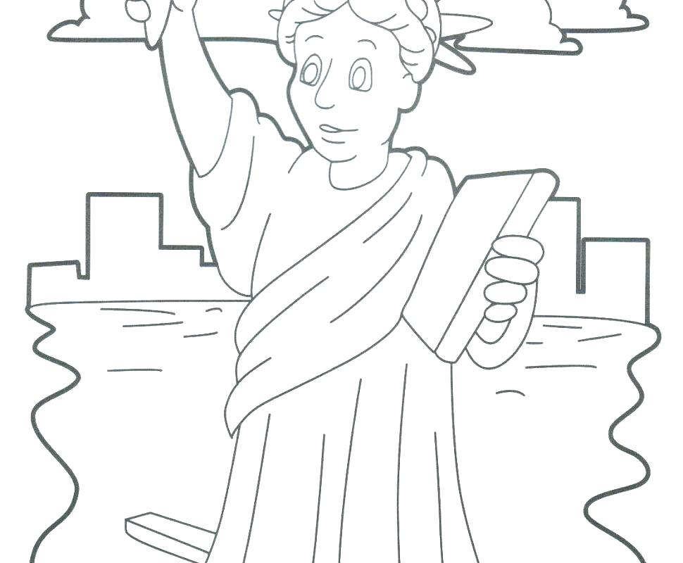 970x800 Statue Of Liberty Coloring Pages Statue Of Liberty Coloring Pages