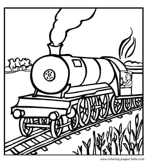 500x550 Train Color Pages Steam Train Coloring Pages Train Coloring Page